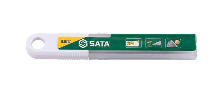 SATA/世达 10件套尖角美工刀刀片9节9*73MM 93617