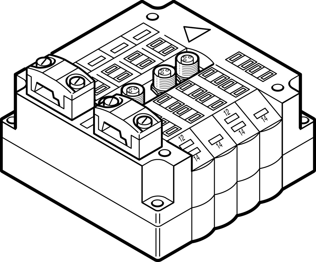 FESTO/费斯托 电接口 CPV10-GE-ASI-4E3A-Z M8