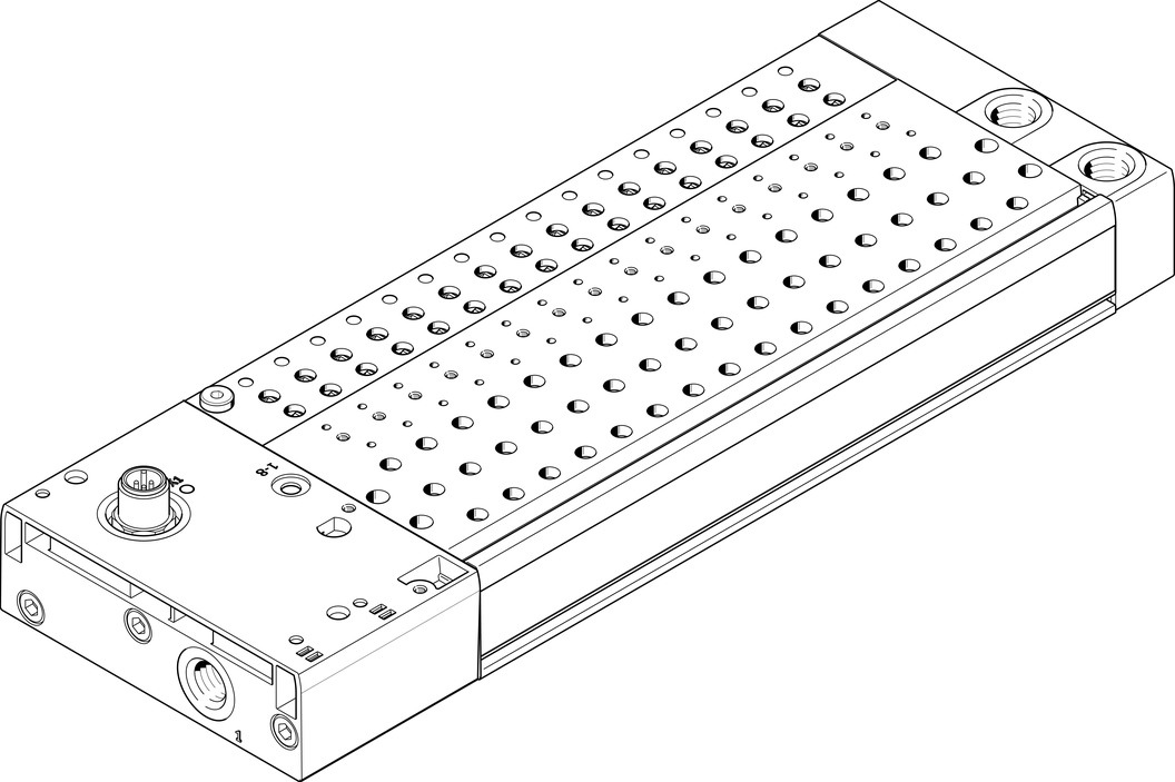 FESTO/费斯托 气路板 VABM-C8-12E-G14-14-PT-L