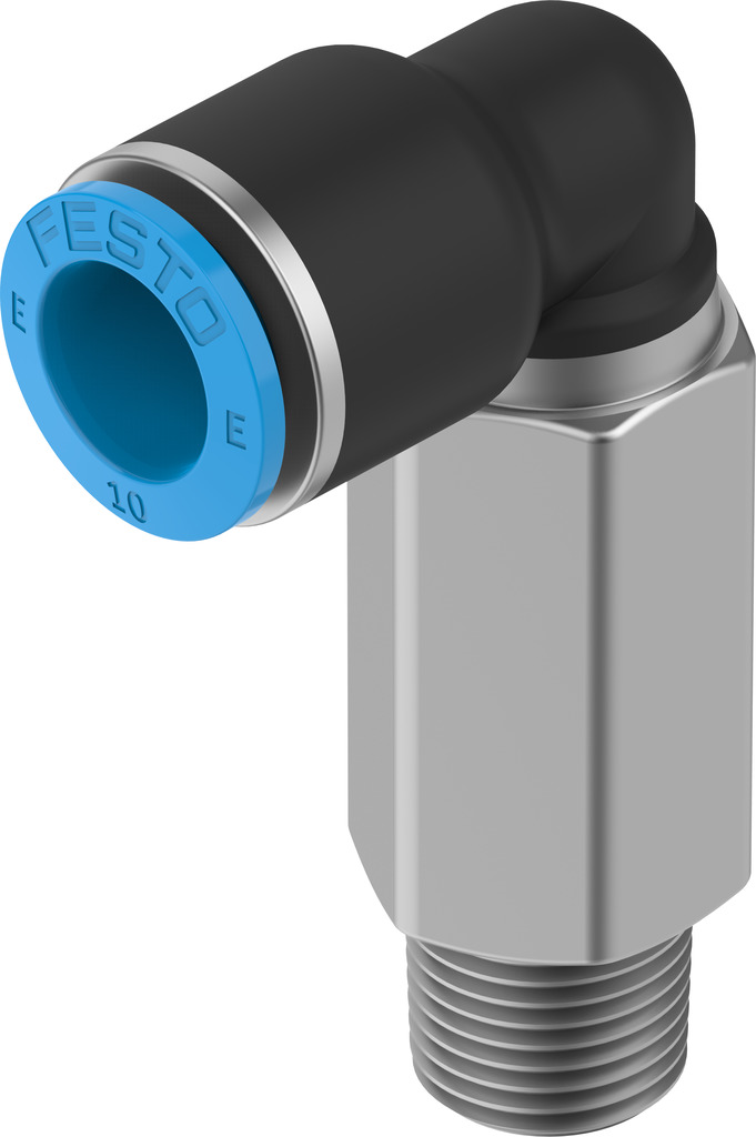 FESTO/费斯托 L 型快插式螺纹接头，加长型 NPQE-LL-R14-Q10-P10