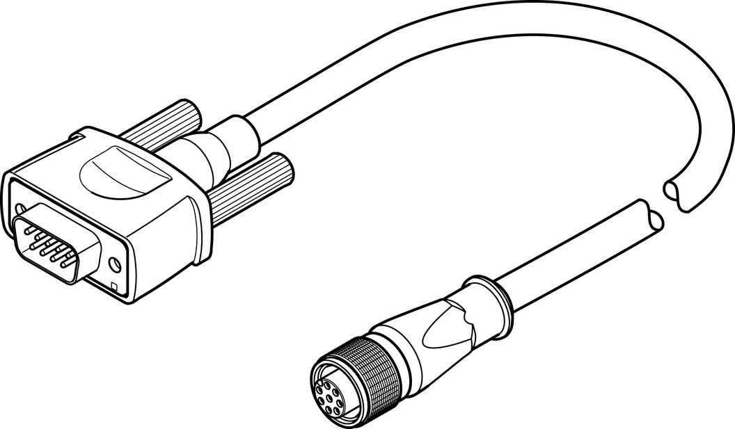FESTO/费斯托 编码器电缆 NEBM-M12G8-E-10-S1G9