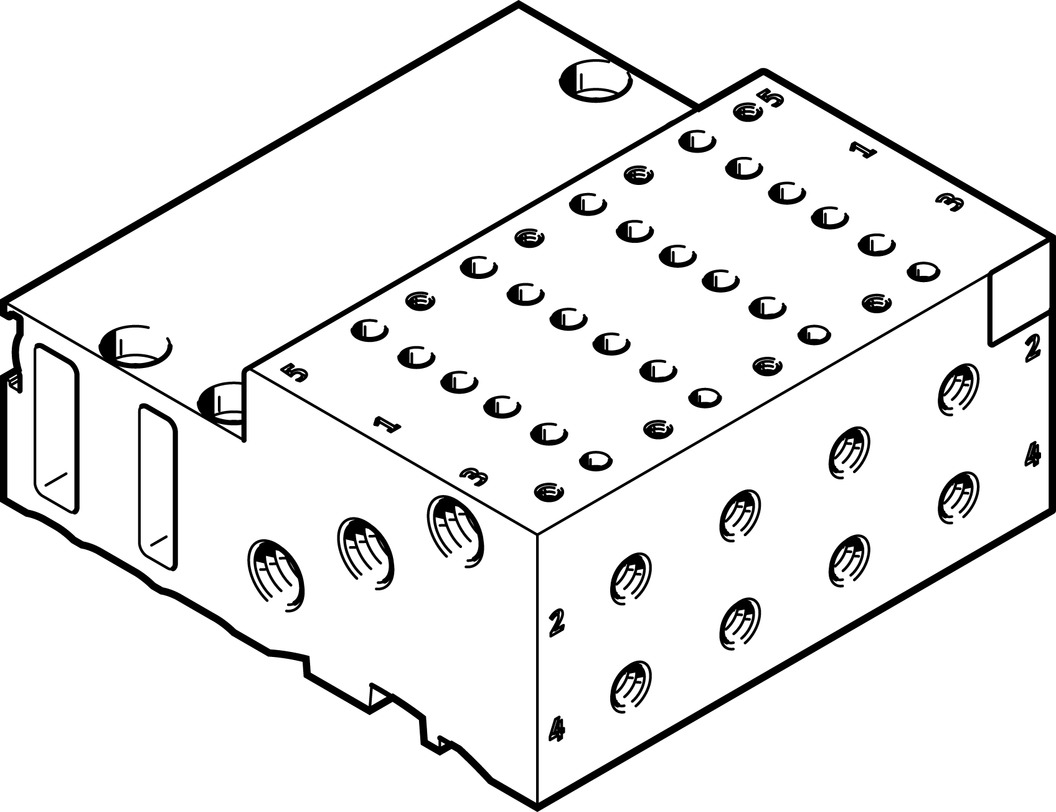 FESTO/费斯托 气路板 MHA2-PR4-5-M5