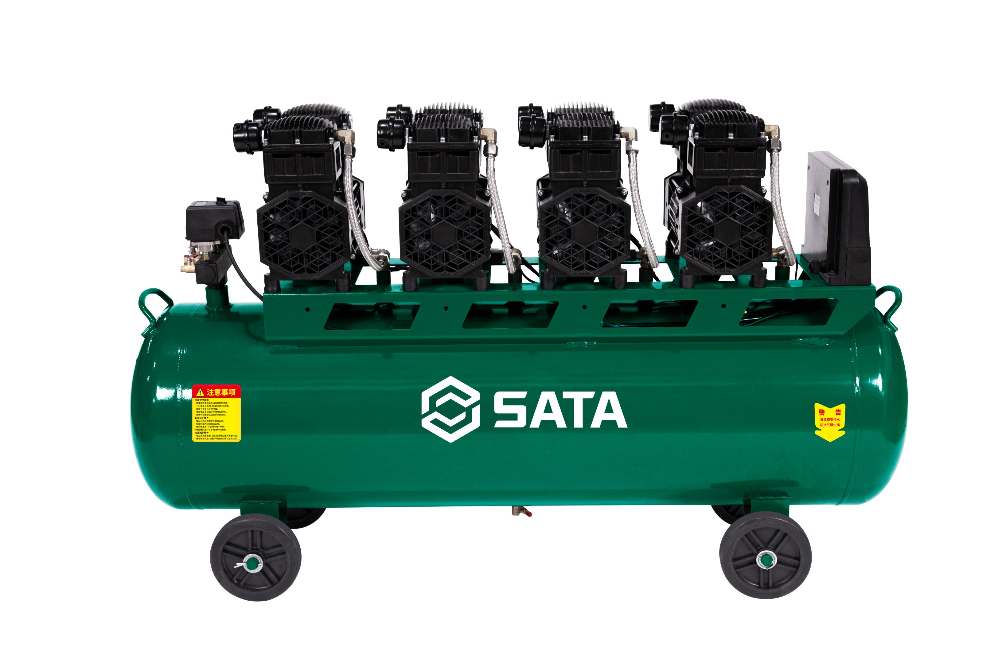 SATA/世达 无油静音空压机-1100W*4-180L(380V) AE5904-3