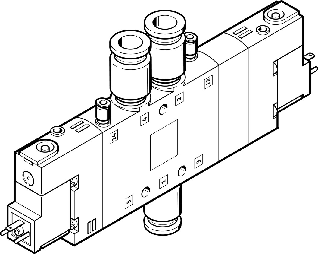 FESTO/费斯托 电磁阀 CPE18-M1H-5/3GS-QS-10