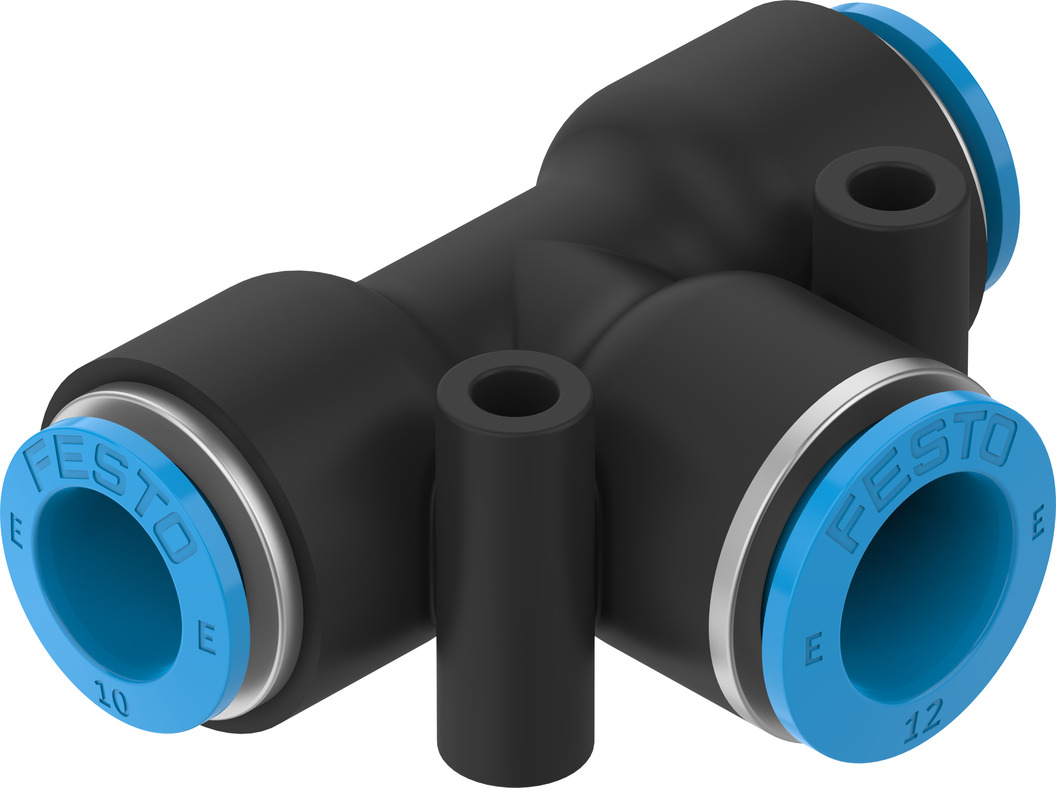 FESTO/费斯托 T 型快插接头 NPQE-T-Q12-Q10-P10