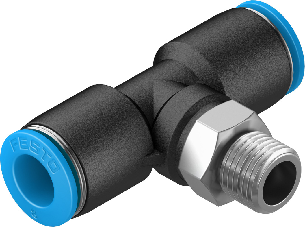 FESTO/费斯托 T 形螺纹接头 QST-1/8-8