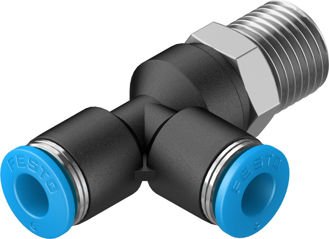 FESTO/费斯托 T 型快插接头 QSTL-1/4-6-100