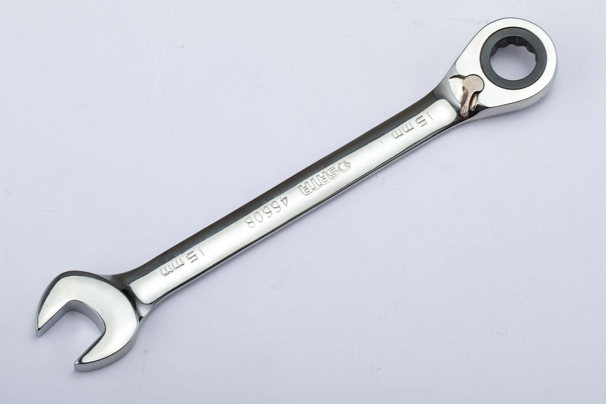 SATA/世达 全抛光双向快扳15MM 46608