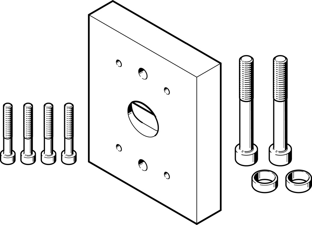 FESTO/费斯托 连接组件 DHAA-G-H2-25-B6-40