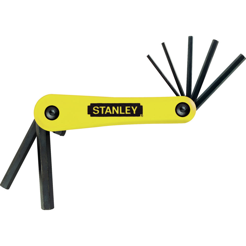 STANLEY/史丹利 7件套公制折叠式内六角扳手2.5-10mm 69-262-23C