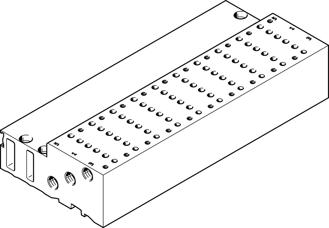 FESTO/费斯托 气路板模块 MHP2-PR10-5