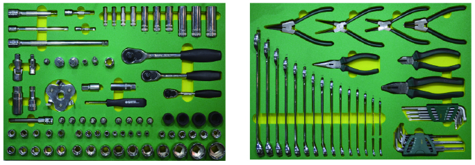 SATA/世达 121件汽修通用工具托组套 09922