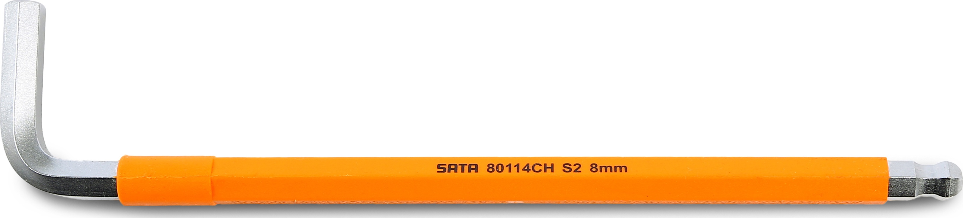 SATA/世达 彩虹系列特长球头内六角扳手8MM 80114CH