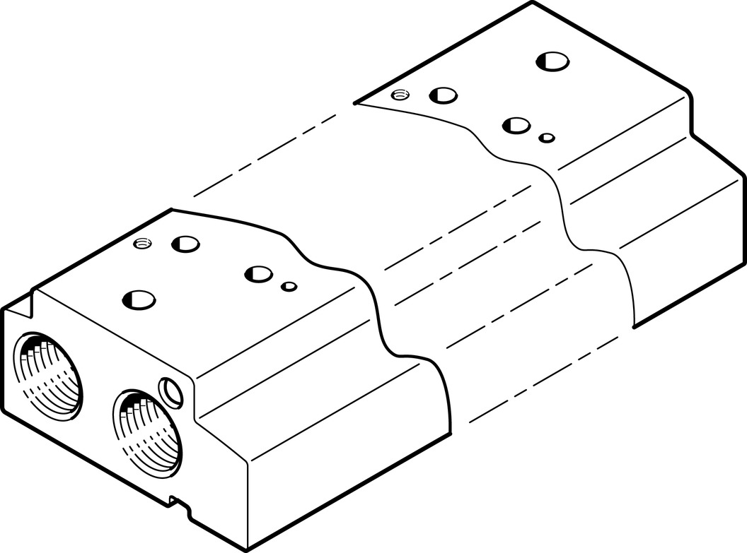 FESTO/费斯托 气路板 VABM-C7-12P-G18-7