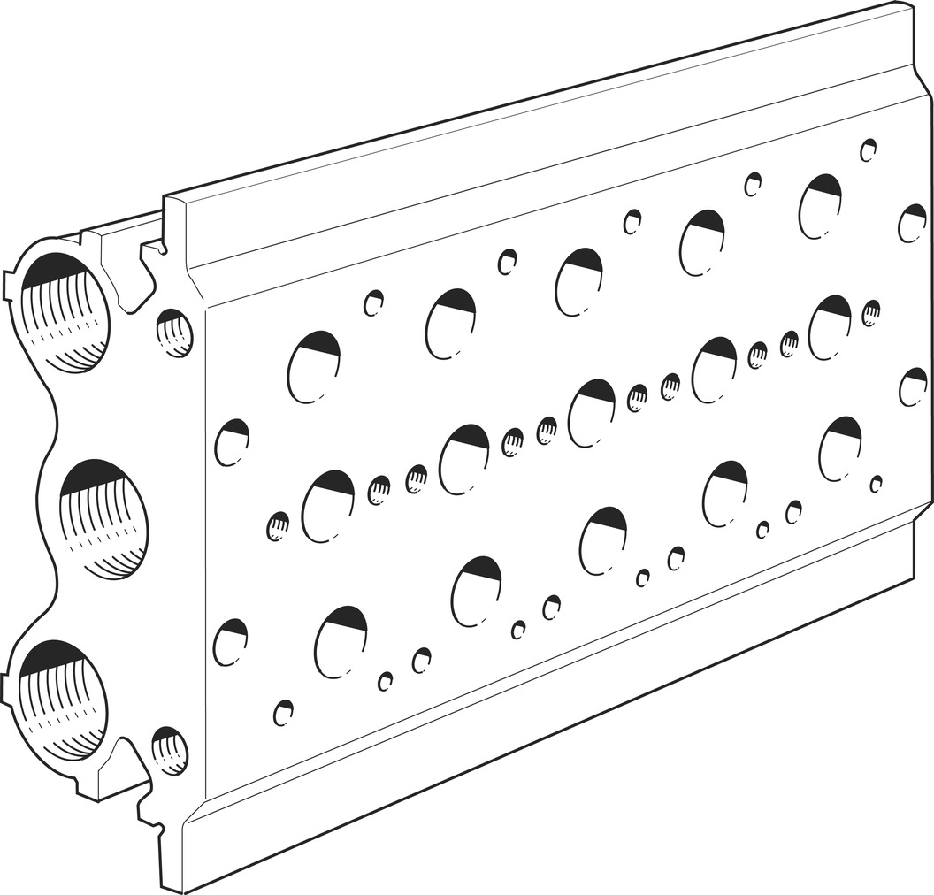 FESTO/费斯托 气路板模块 PRS-1/8-5-BB