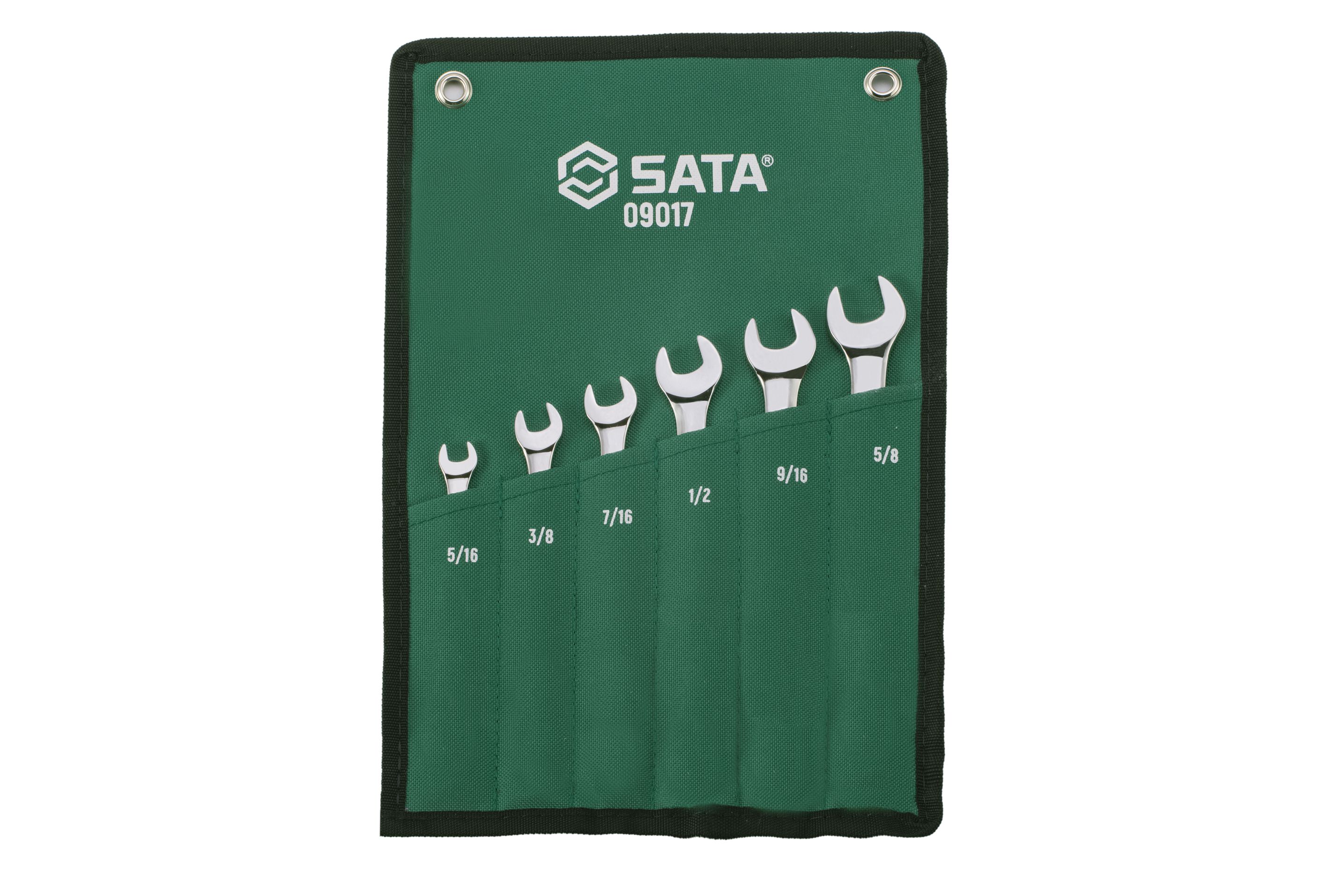 SATA/世达 6件英制全抛光两用扳手组套 09017