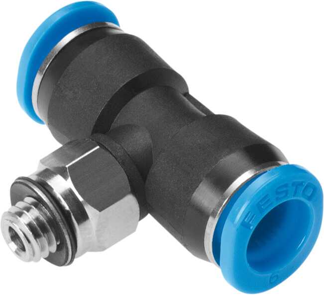 FESTO/费斯托 T 型快插接头 QSMT-M5-6-100
