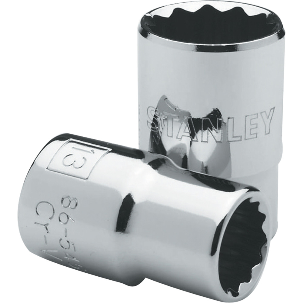 STANLEY/史丹利 12.5MM系列公制12角标准套筒8mm 86-540-1-22 紧固