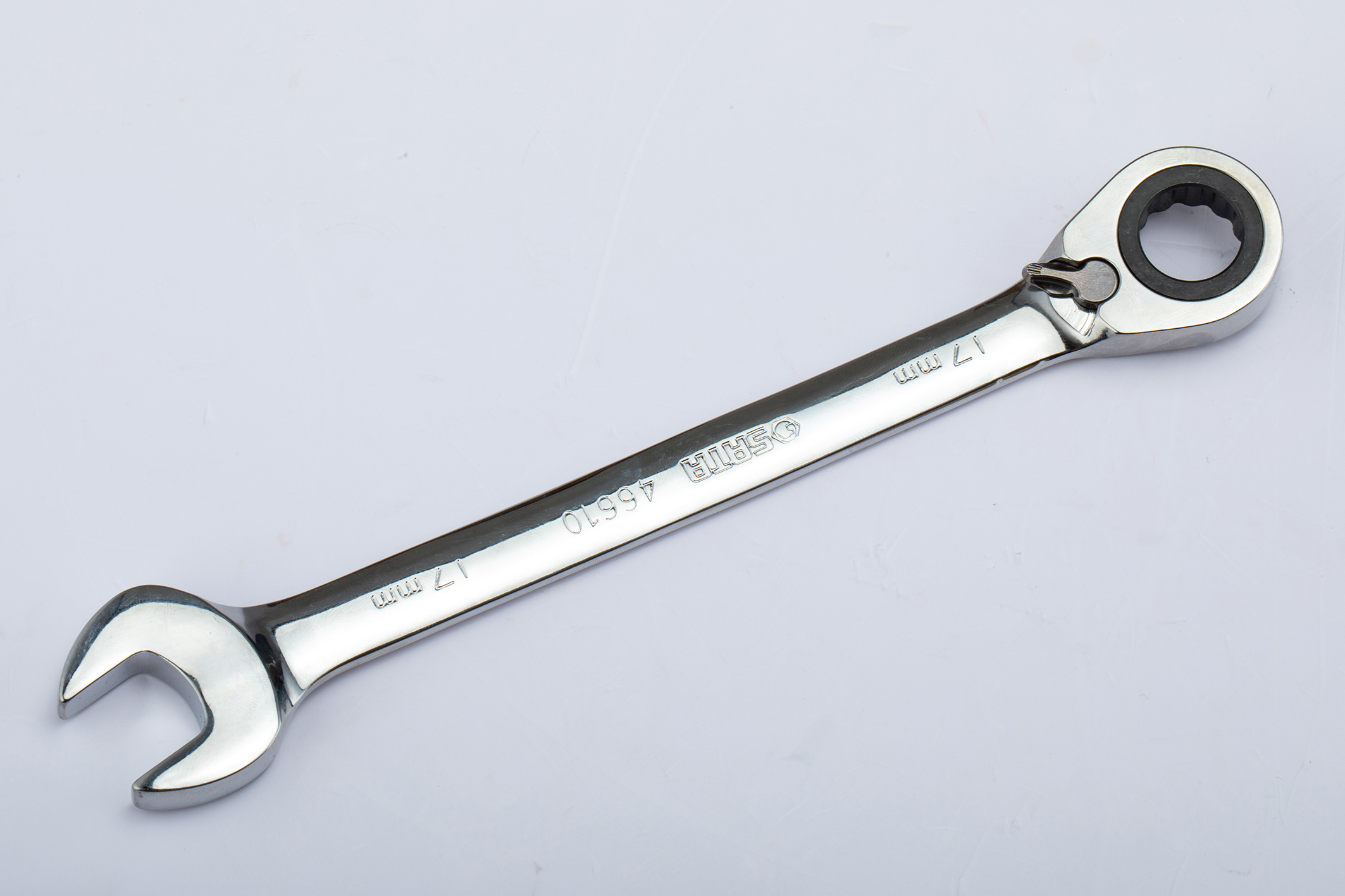 SATA/世达 全抛光双向快扳17MM 46610
