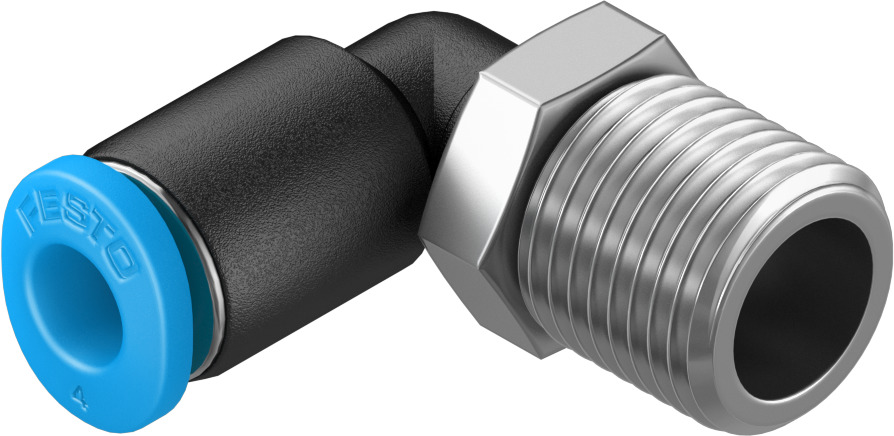 FESTO/费斯托 L 型快插式螺纹接头 QSML-1/8-4-100