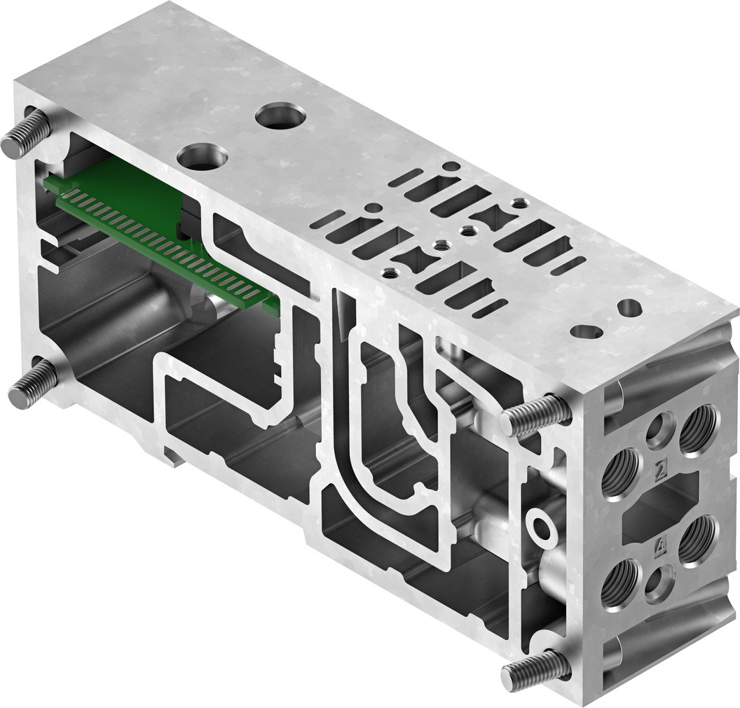 FESTO/费斯托 气路板底座 VABV-S4-2HS-G18-CB-2T1