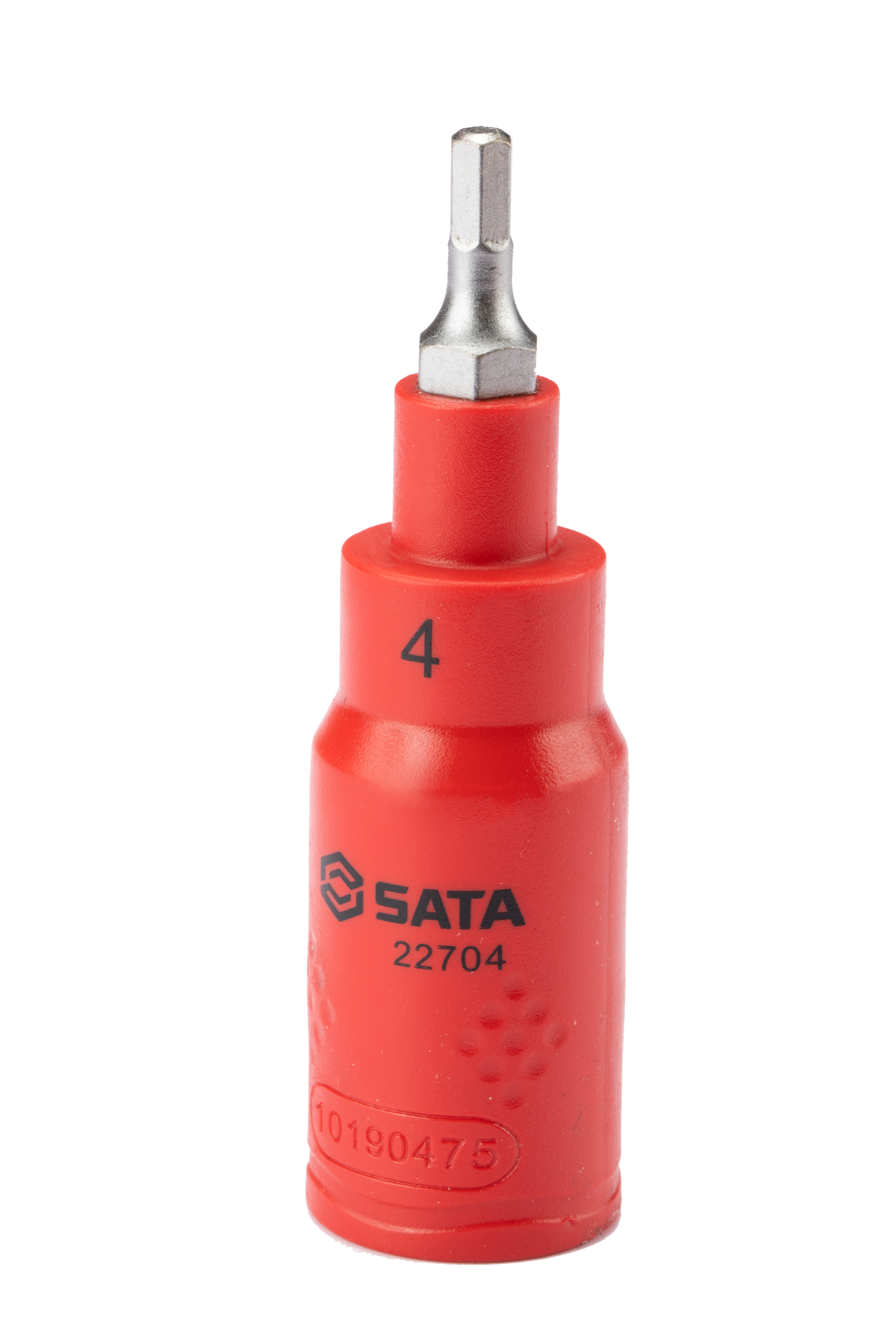 SATA/世达 10MM系列VDE绝缘六角旋具套筒4MM 22704
