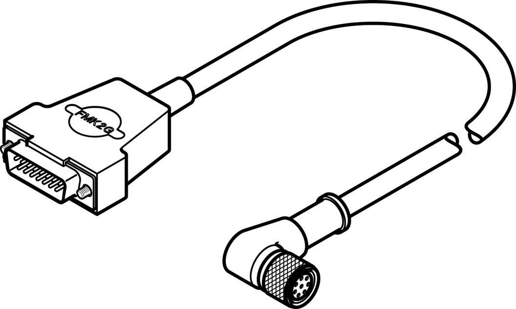 FESTO/费斯托 编码器电缆 NEBM-M12W8-E-15-N-S1G15