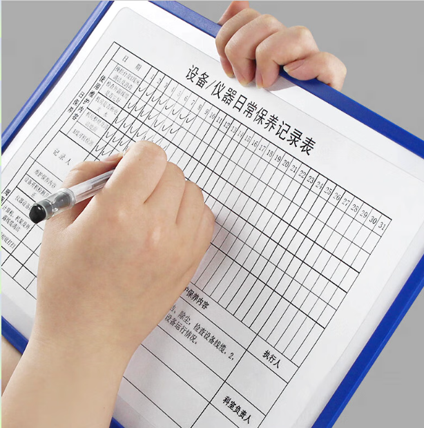 文众 磁性胶套 A4蓝色 特厚升级磁性款/镂空面板 10个装
