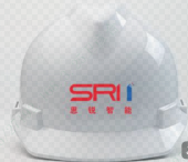 首盾 白色安全帽 白色 高档国标ABS加厚型【旋钮款】 （印刷LOGO：SRII)