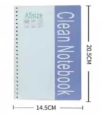 DEASTEC 无尘笔记本车间 cleanroom paper note易撕纯质纸方格双面印刷KM A5订装-32页21cm*15cm(3本装) 21cm*15cm
