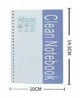 DEASTEC 无尘笔记本车间 cleanroom paper note易撕纯质纸方格双面印刷KM A6螺旋-50页14cm*10cm(3本装) 14cm*10cm