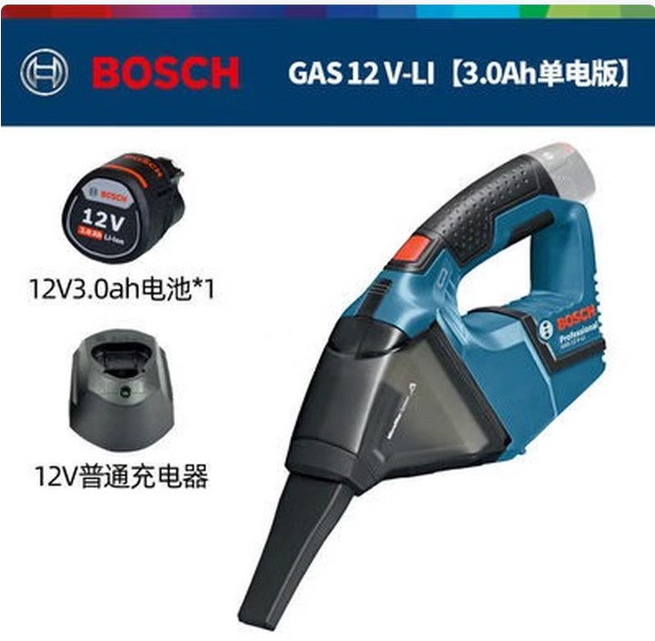 博世 博世手持吸尘器 GAS12V-LI单电3.0AH套装 机器重量(不含电池):0.7KG
