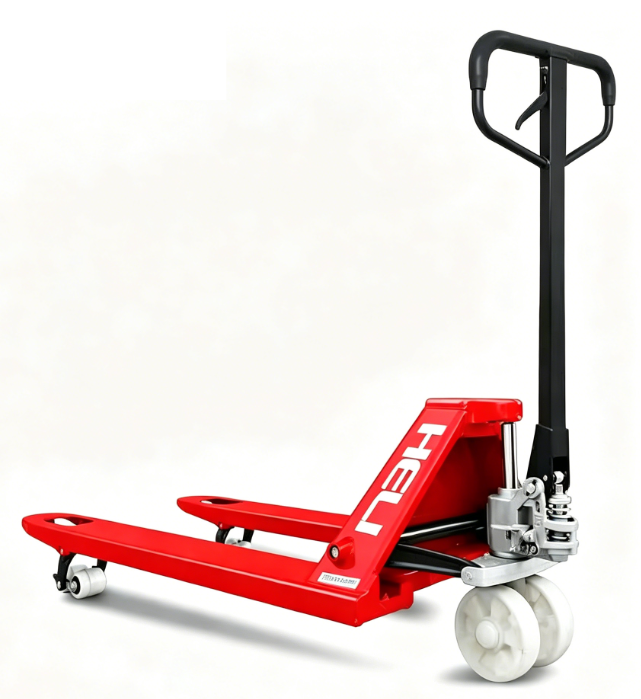 合力 合力手动搬运车 2吨宽腿尼龙轮 外宽685叉长1220mm   额定载重2000KG